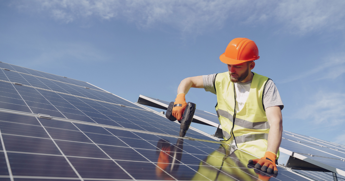 Solar panel installation services at Rocknoll Energy Systems